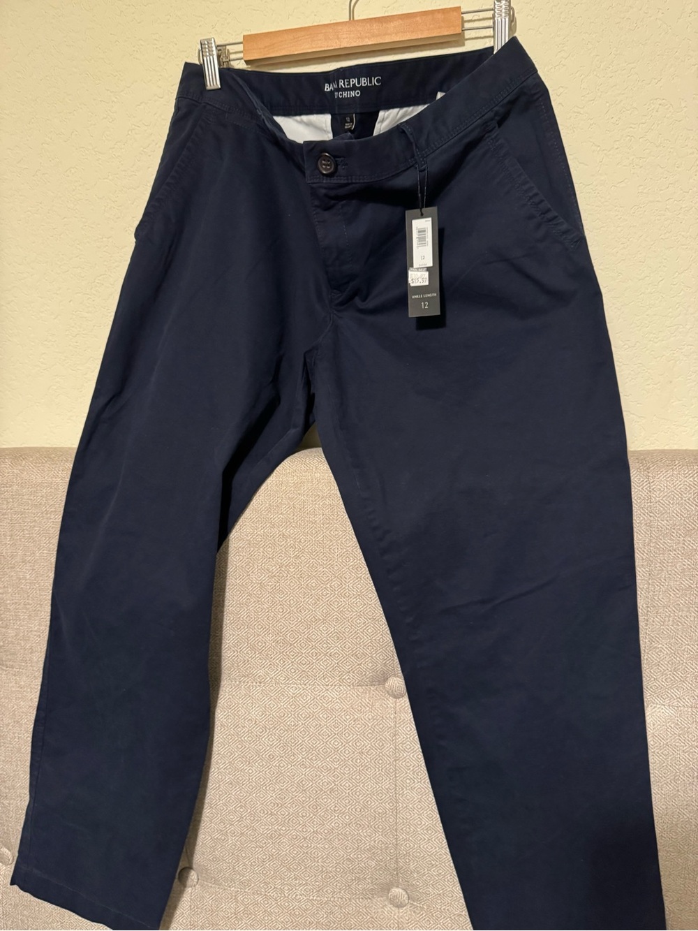 Banana Republic Dark Navy Chino Pants - Women’s Straight Fit